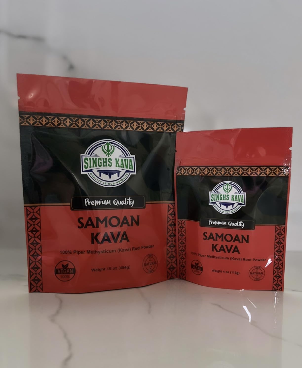 SINGHS Noble Kava Roots Samoan Powder, 16 Ounce
