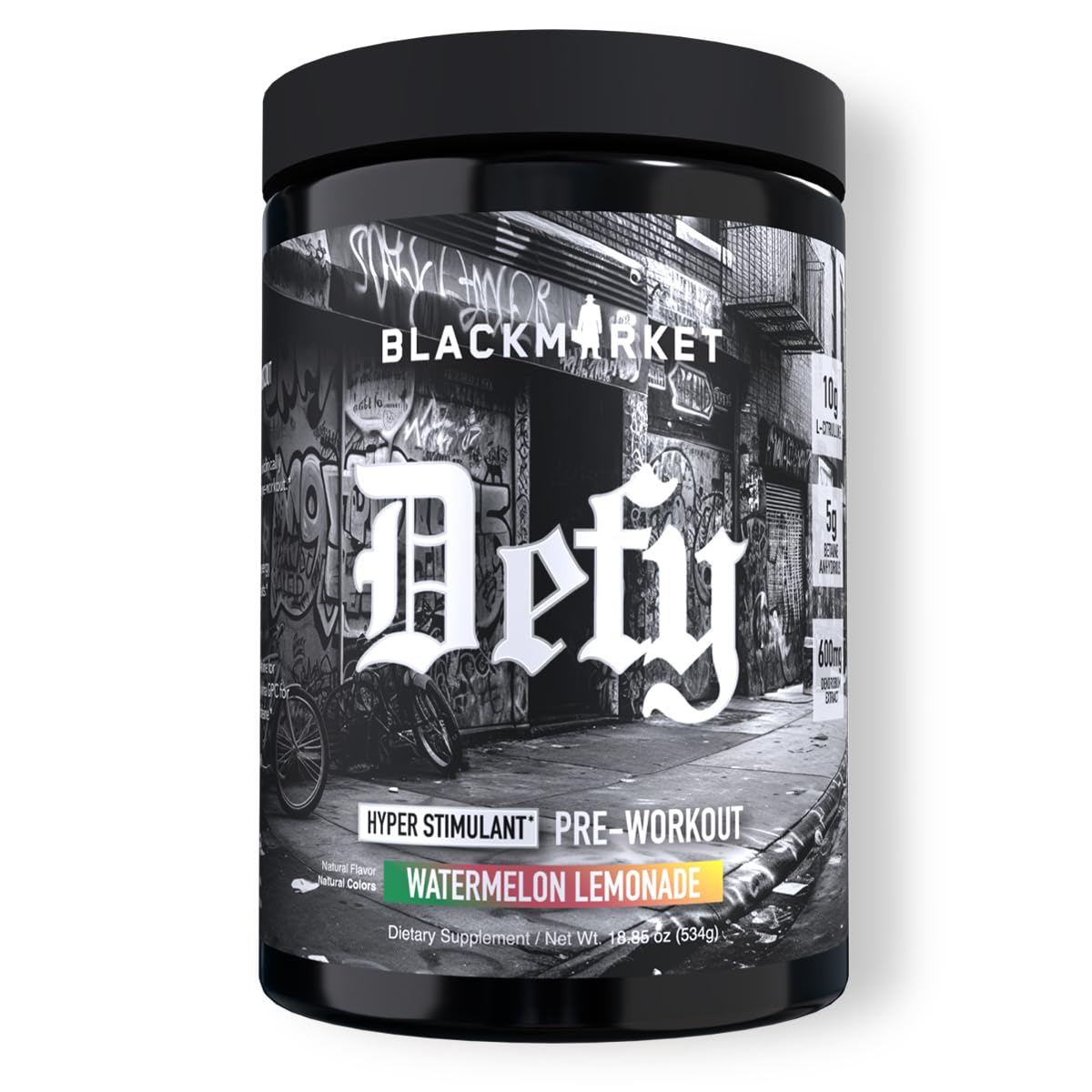 BLACKMARKET DEFY High-Stimulant Pre-Workout Powder 18 Servings