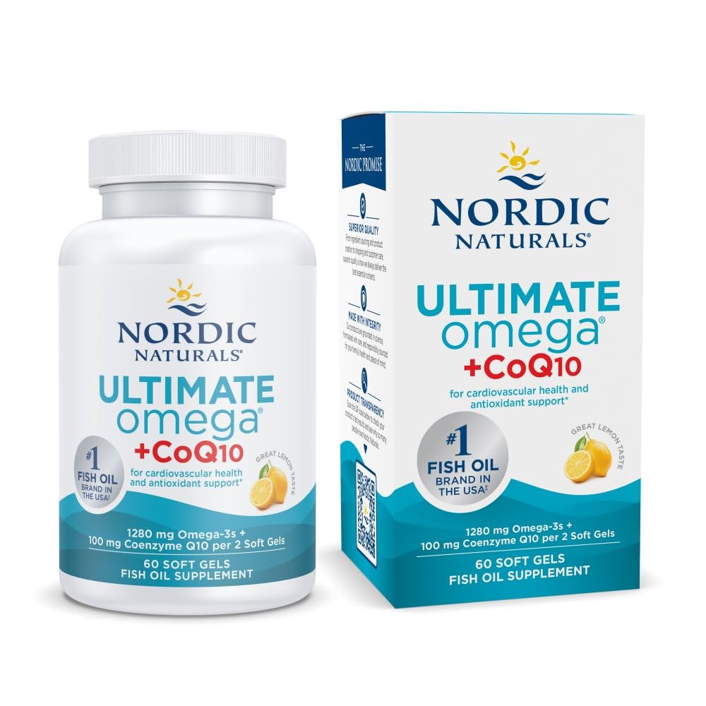 Nordic Naturals Ultimate Omega + CoQ10 Capsule 60 Count