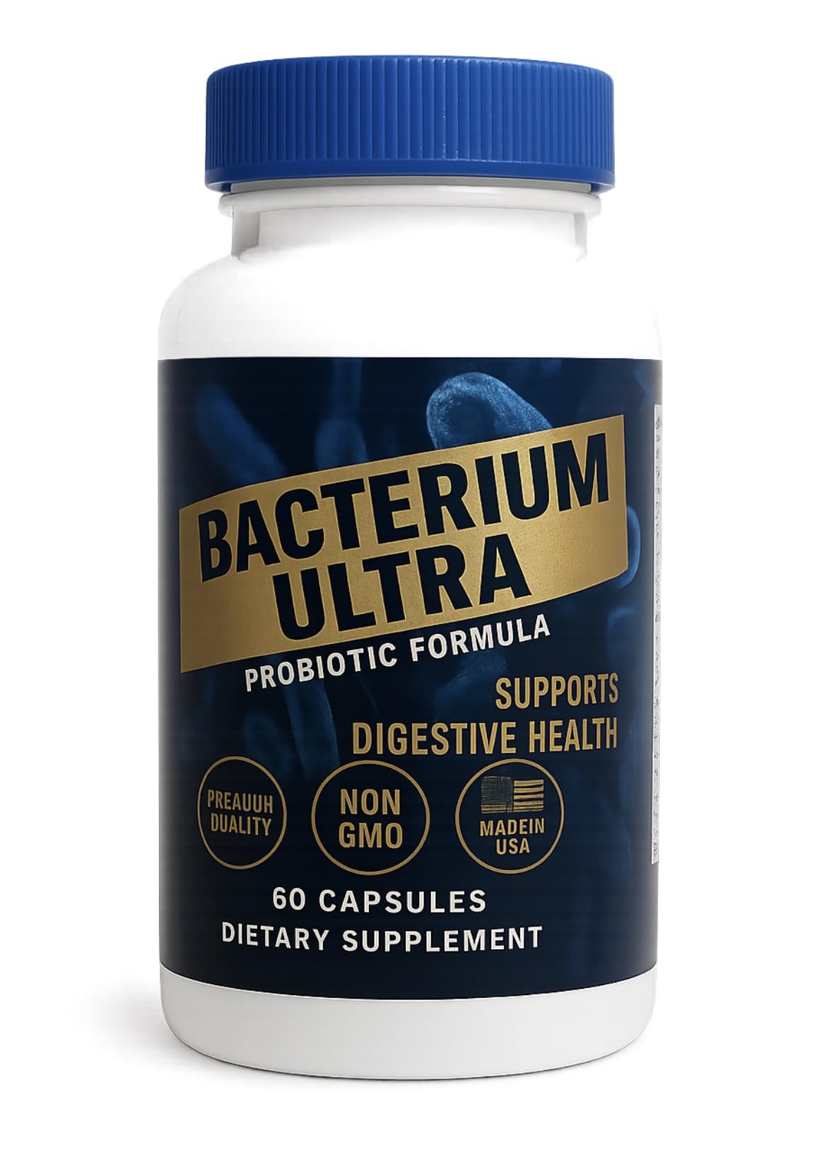 Bacterium Ultra Bacterium Plus Natural Product Capsules, 60 Capsules