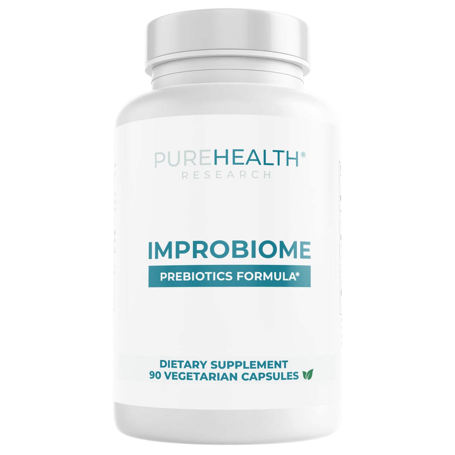PUREHEALTH RESEARCH Improbiome Prebiotic Fiber, 90 Capsules