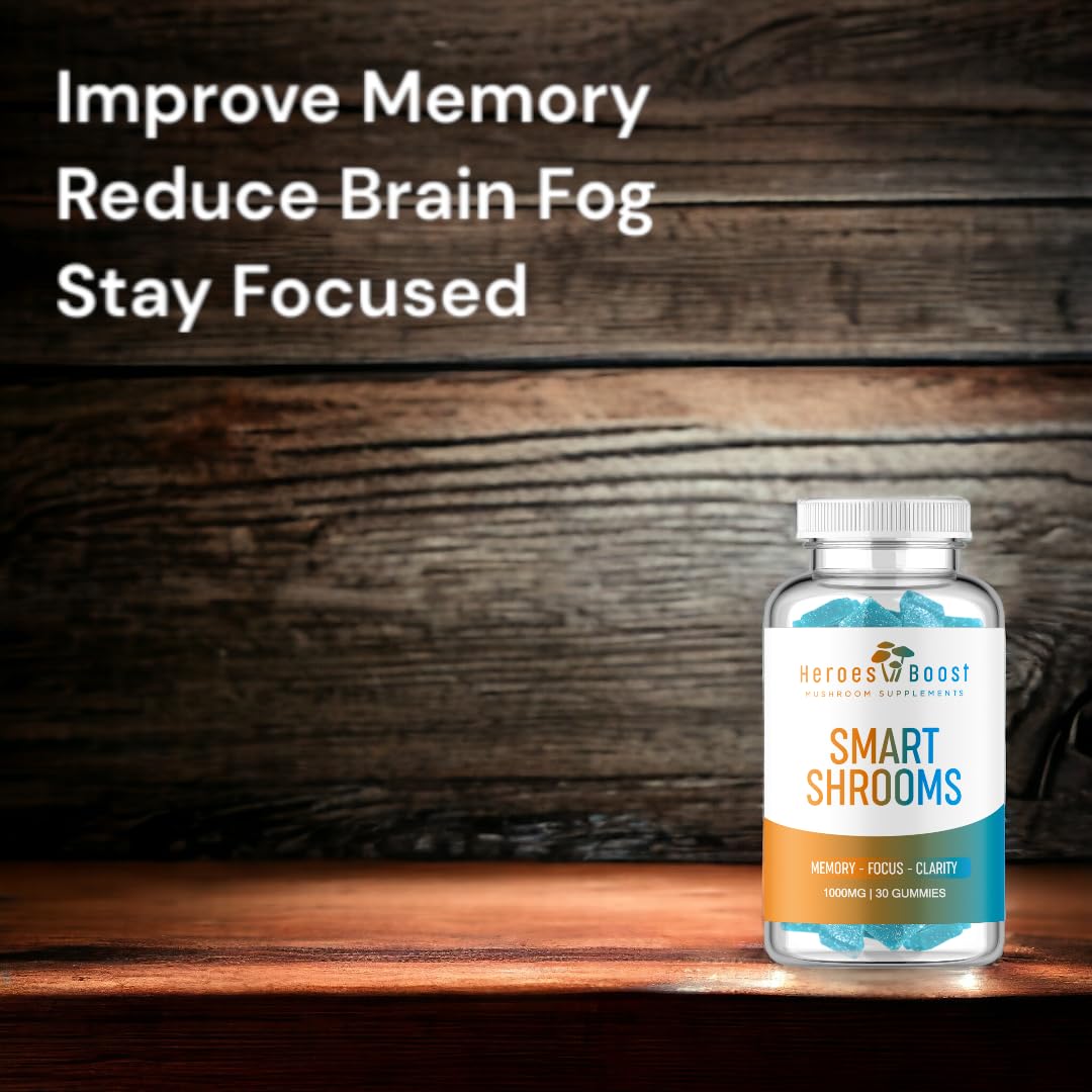 Heroes Boost Smart Shrooms Gummy, 30