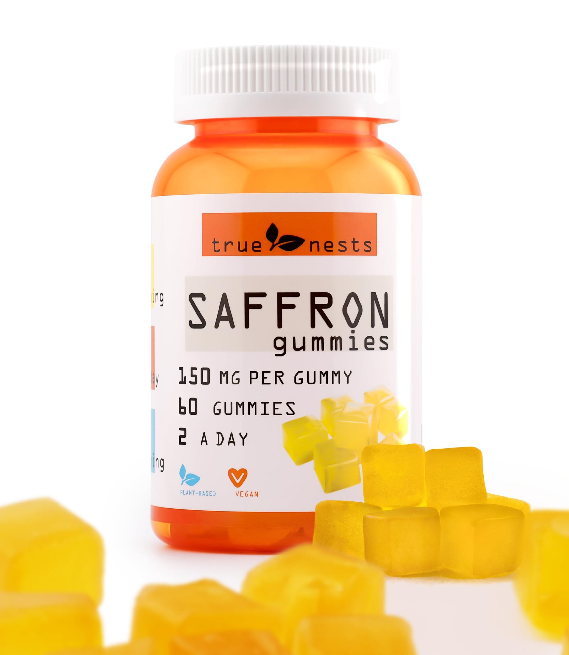 True Nests Saffron Gummies 60 Count