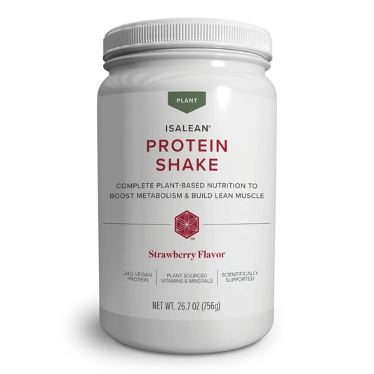 Isagenix Plant-Based IsaLean Protein Shake - Meal Replacement Drink Powder, 26.7 oz