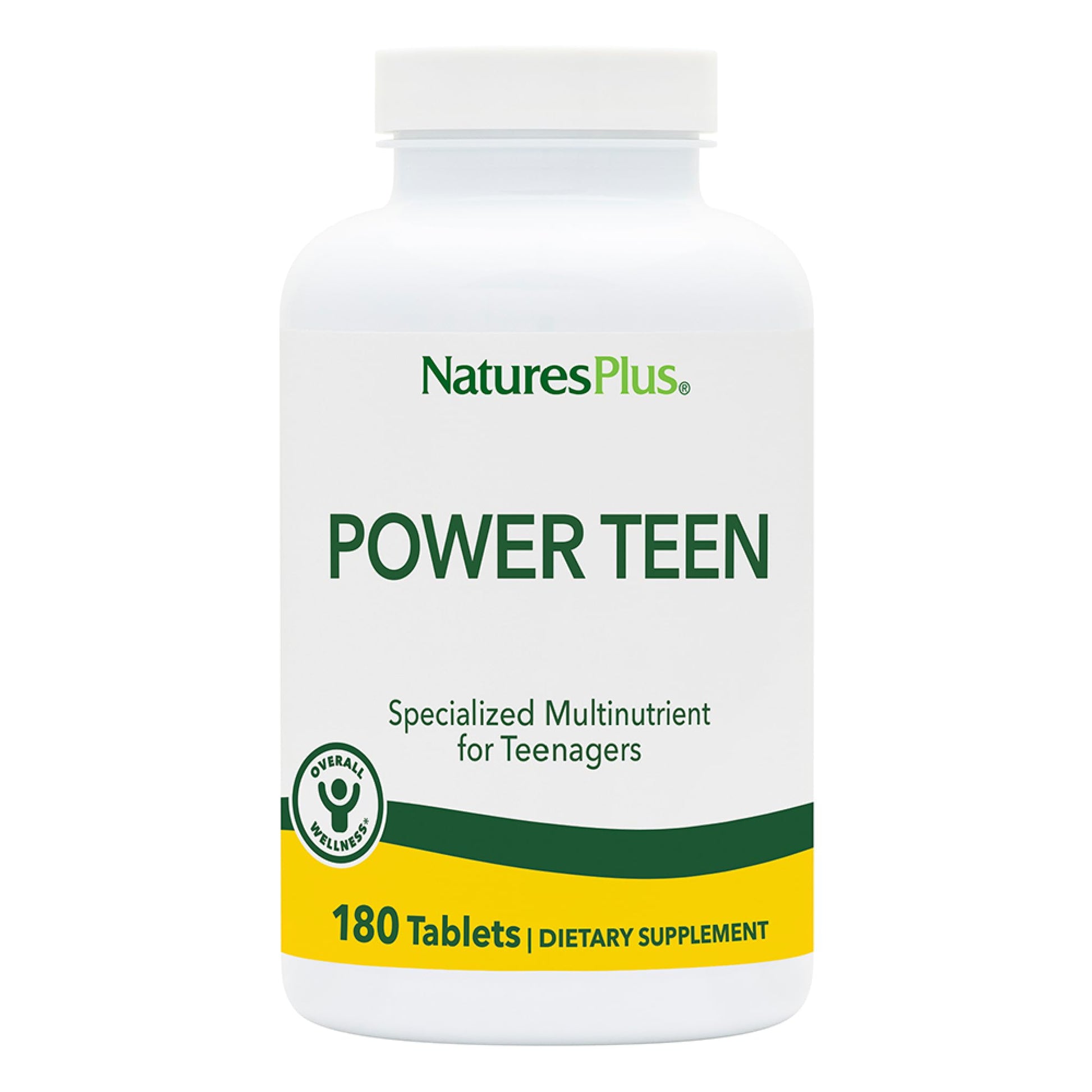 NaturesPlus Source of Life Power Teen 180 Vegetarian Tablets