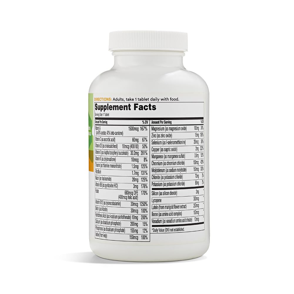 365 by Whole Foods Market Mature Adult Once Daily Multi Tablet 180 Count