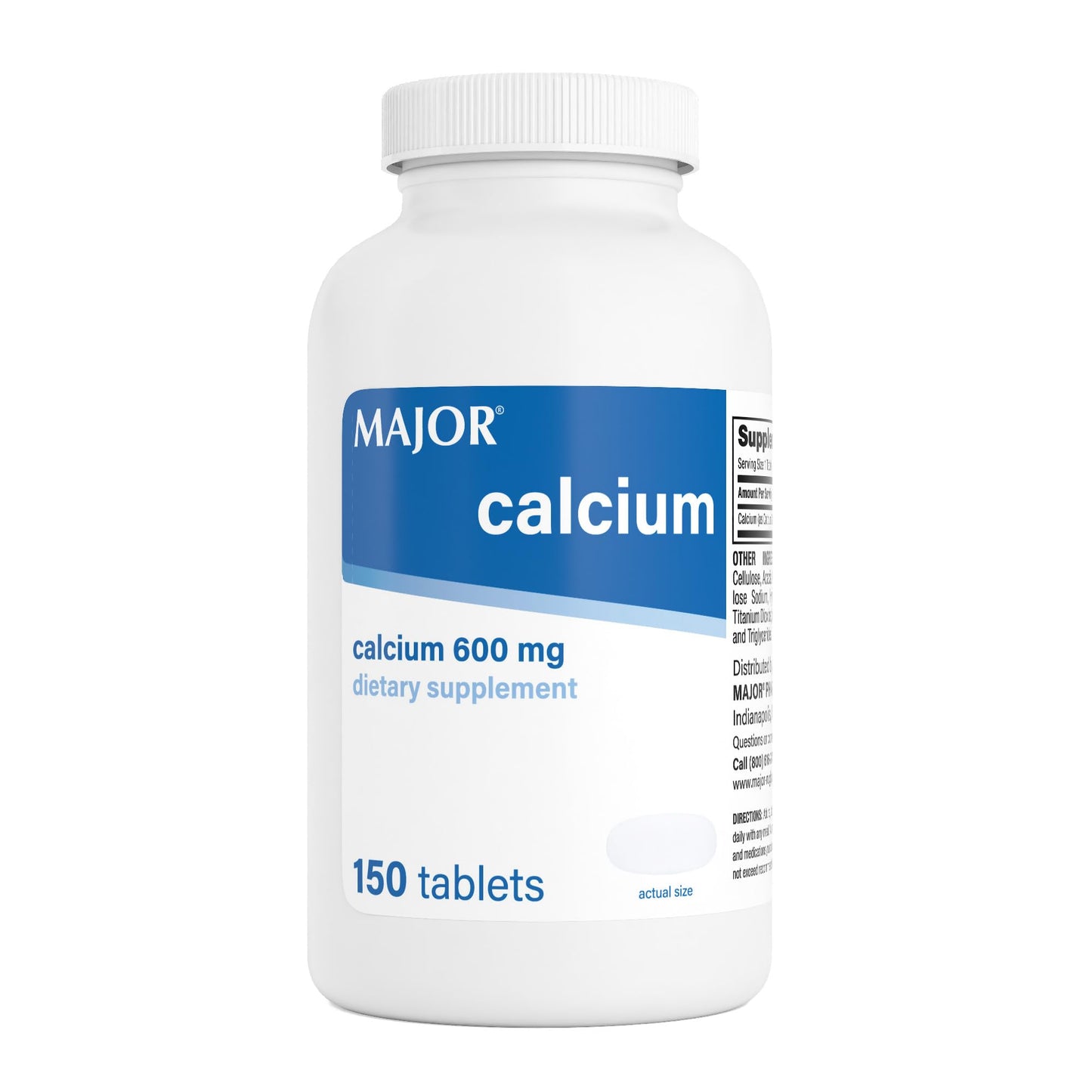 MAJOR Calcium 600mg Tablets, 150 Tablets