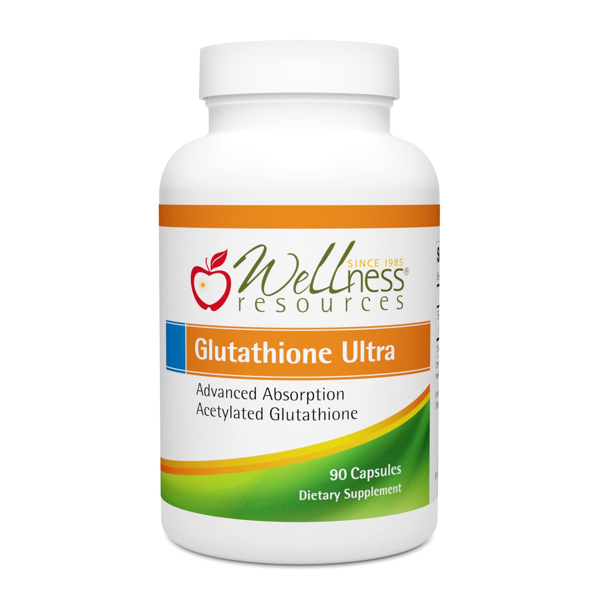 Wellness Resources Glutathione Ultra Supplement - Bioavailable S-Acetyl L-Glutathione (SAG) 90 Capsules
