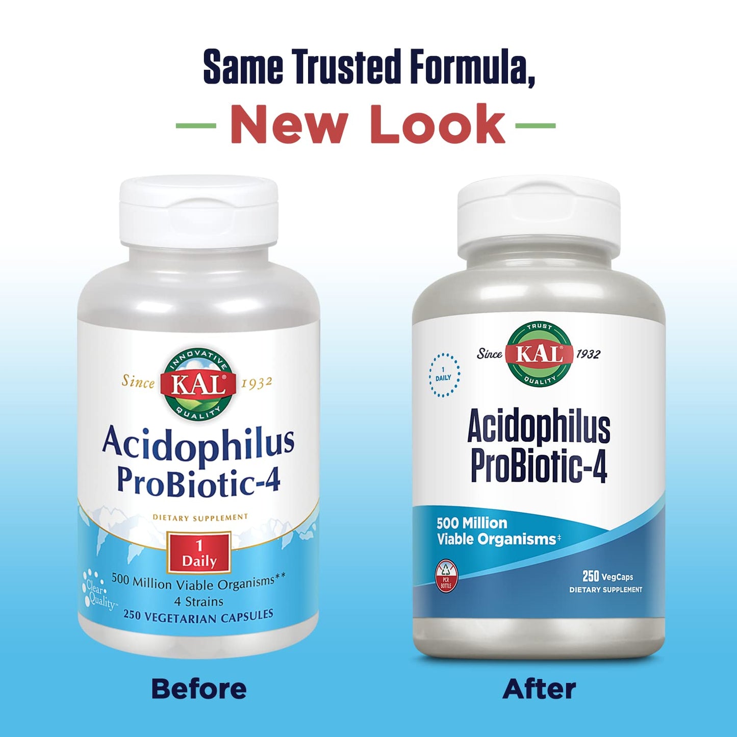 KAL Acidophilus ProBiotic-4 250 VegCaps