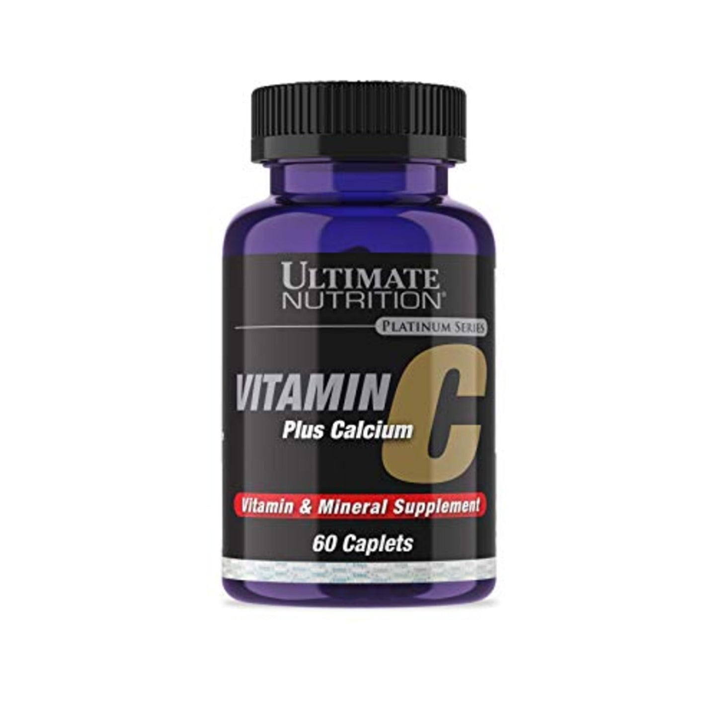 Ultimate Nutrition Vitamin C Plus Calcium Daily Multivitamin Caplets 60