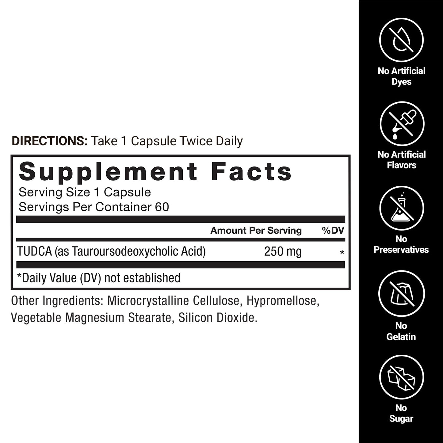 Force Factor TUDCA Liver Support Supplement Capsule, 60 Capsules