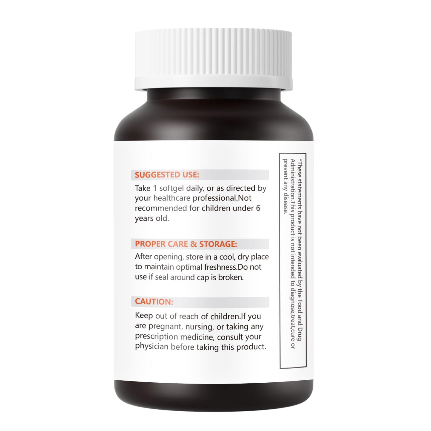 Ciyive Lutein and Zeaxanthin Vitamin Dietary Fiber Supplement Capsule 60 Count