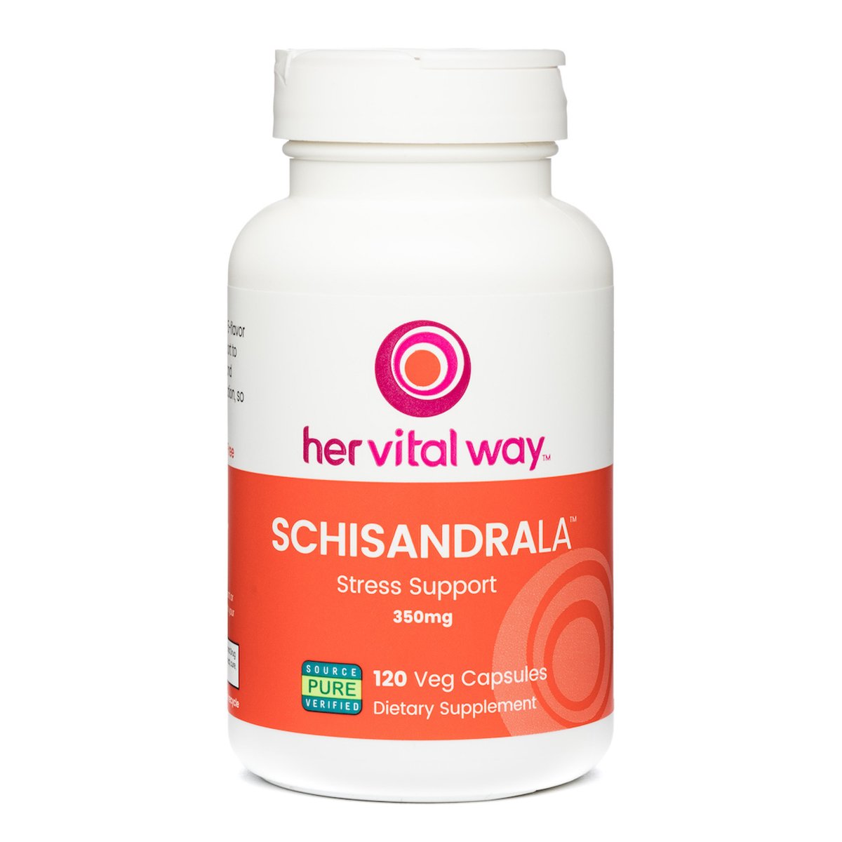 Her Vital Way SchisandraLa Stress and Adrenal Health Support, 120 Capsules