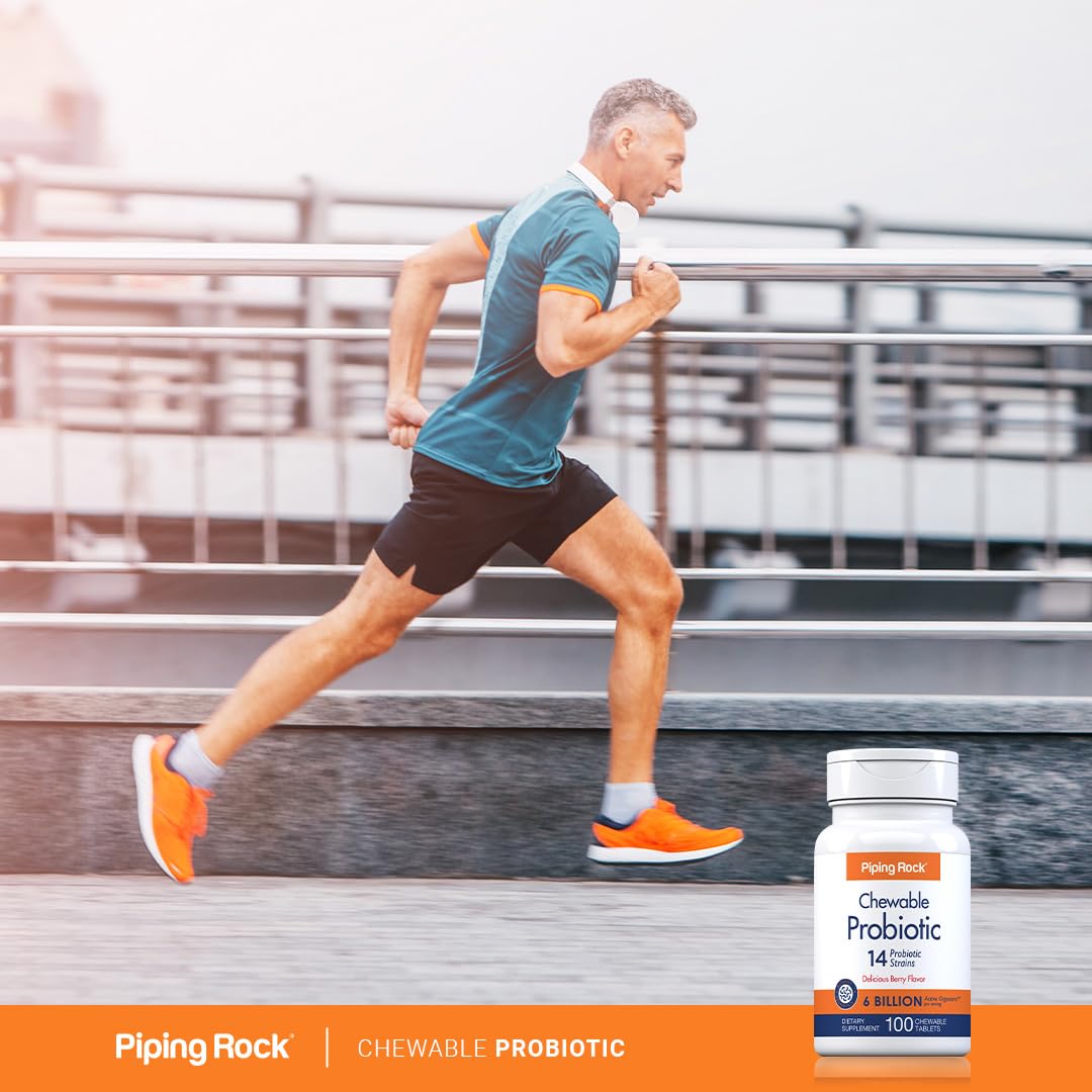 Piping Rock Probiotic for Women and Men Tablets, 100 Count
