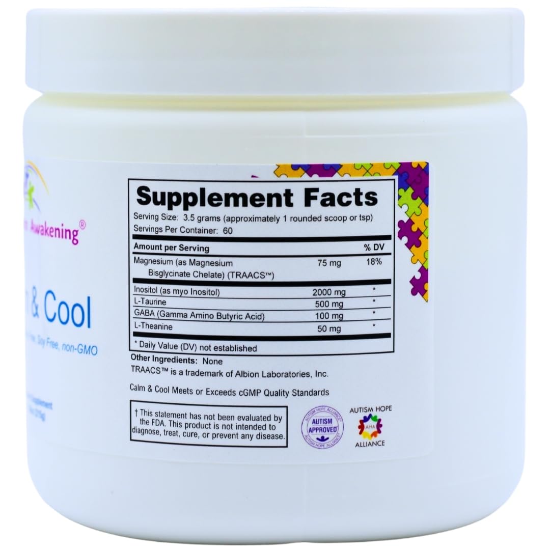Spectrum Awakening Calm & Cool Supplement for Kids Powder 7.58 Ounce