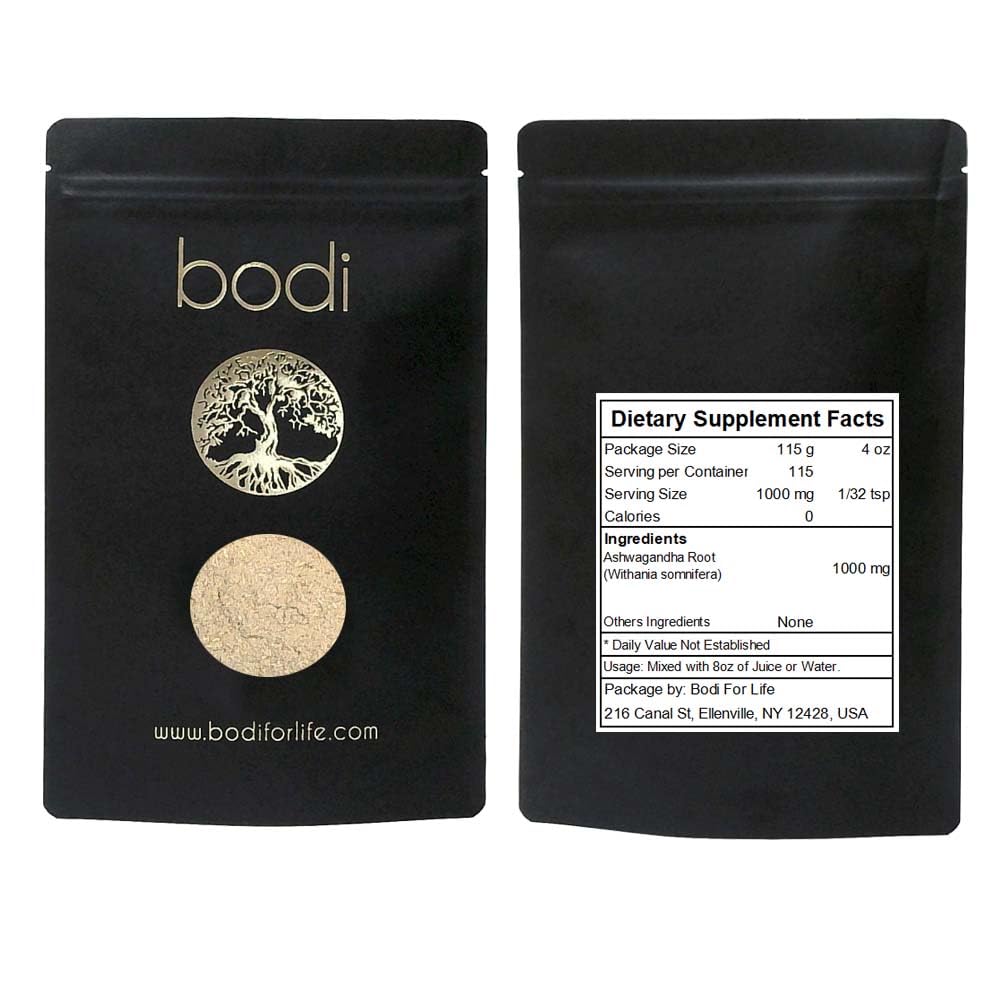 bodi Ashwagandha Root Powder 4 oz