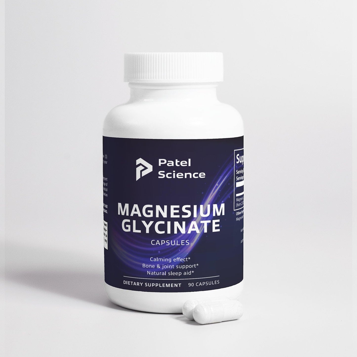 Patel Science Magnesium Glycinate Powder 0.25 oz