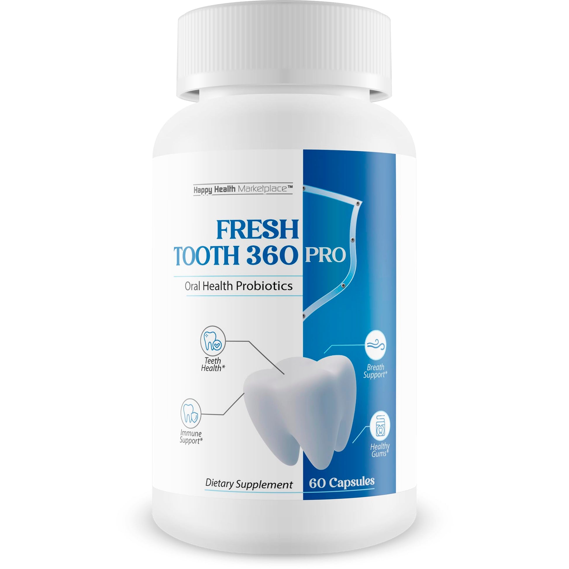 Happy Health Marketplace Fresh Tooth 360 Pro Capsule 60 Count