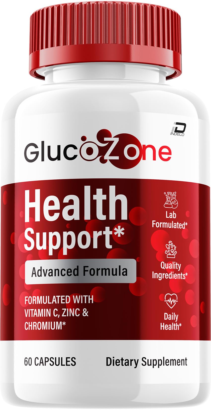 Indelo Glucozone Capsules 60 Count
