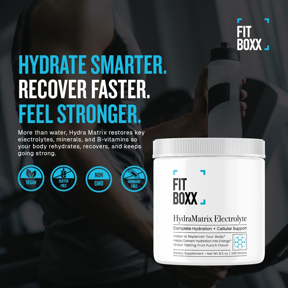 Fit Boxx HydraMatrix Electrolyte Powder 8.5 Ounce