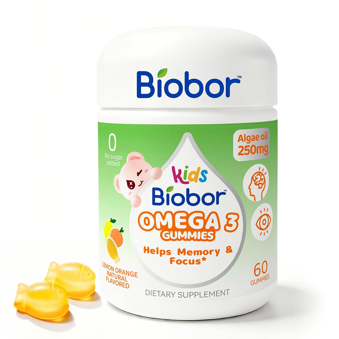 Biobor Omega-3 Gummies 60 Count