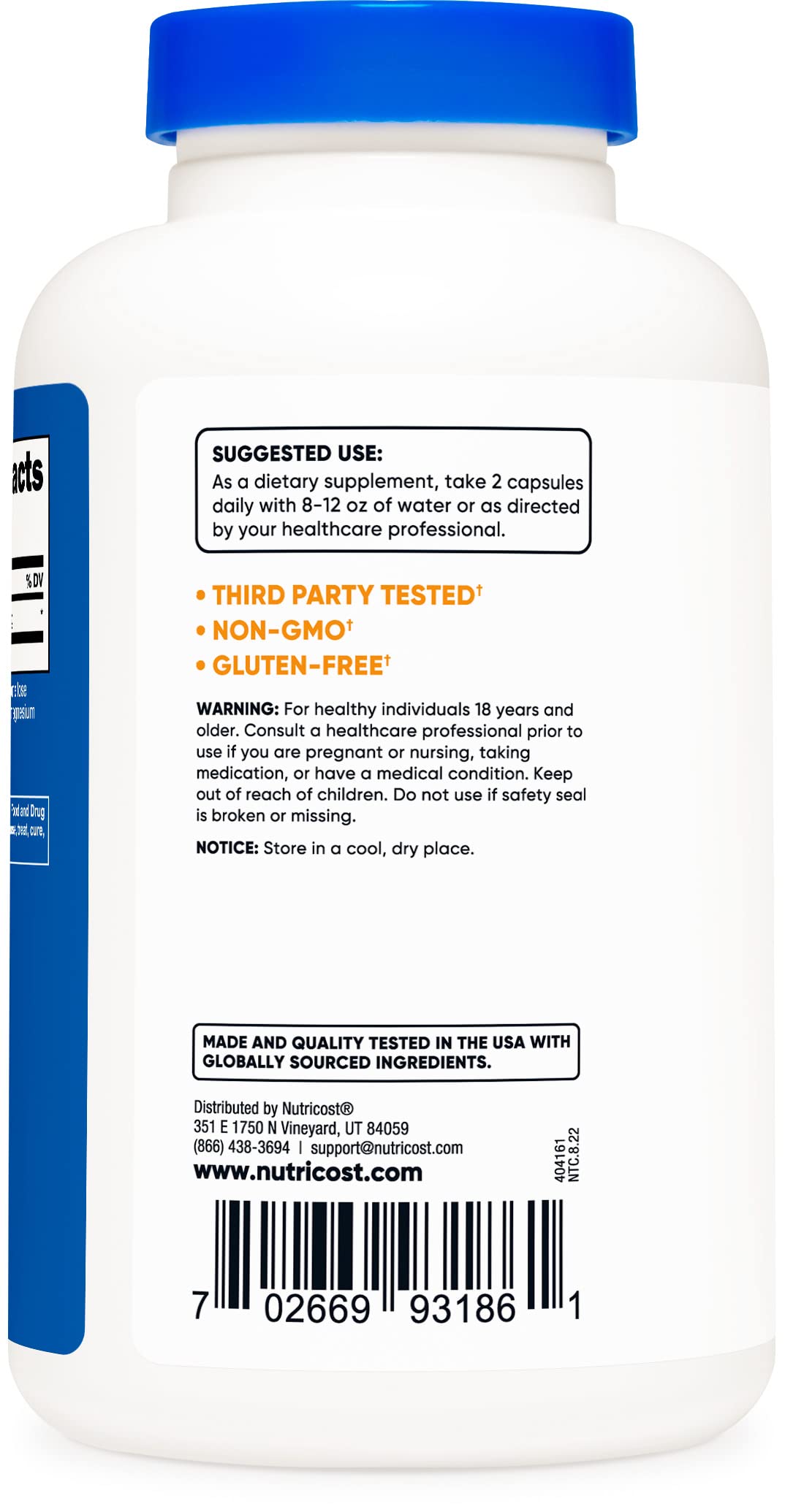 Nutricost Alpha Lipoic Acid 600mg Vegetarian Capsules, 720 Capsules