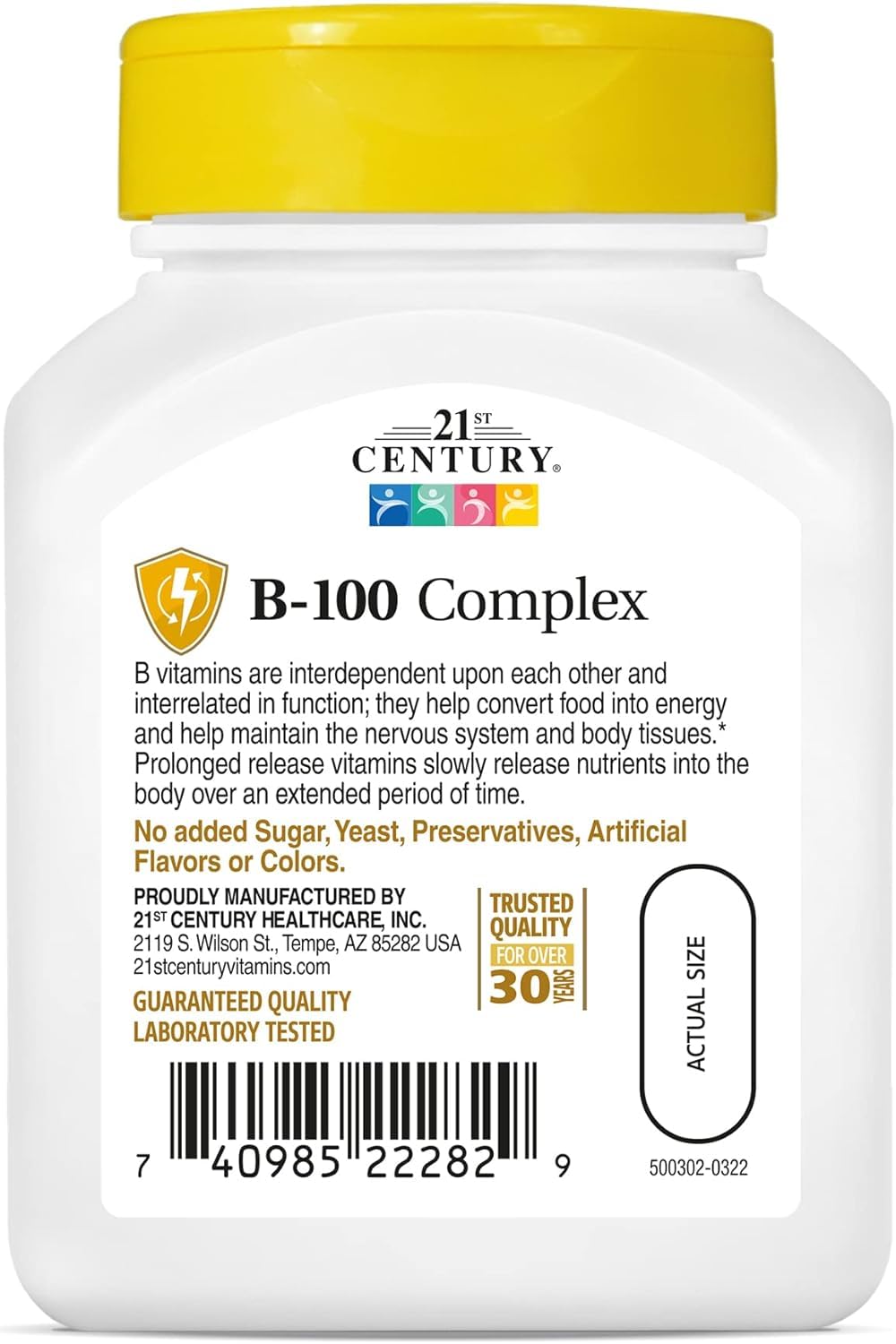 21st Century Vitamin B-100 Complex Caplets 120