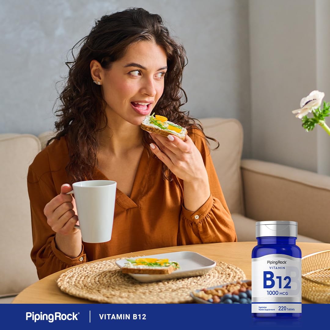 Piping Rock Vitamin B12 1000 mcg Tablet 220 Tablets