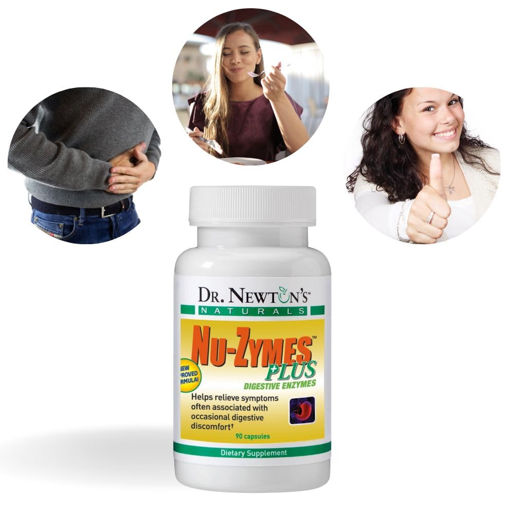 SelfCare+ Dr. Newton's Naturals Nu-Zymes Plus Digestive Enzymes 90 Capsules