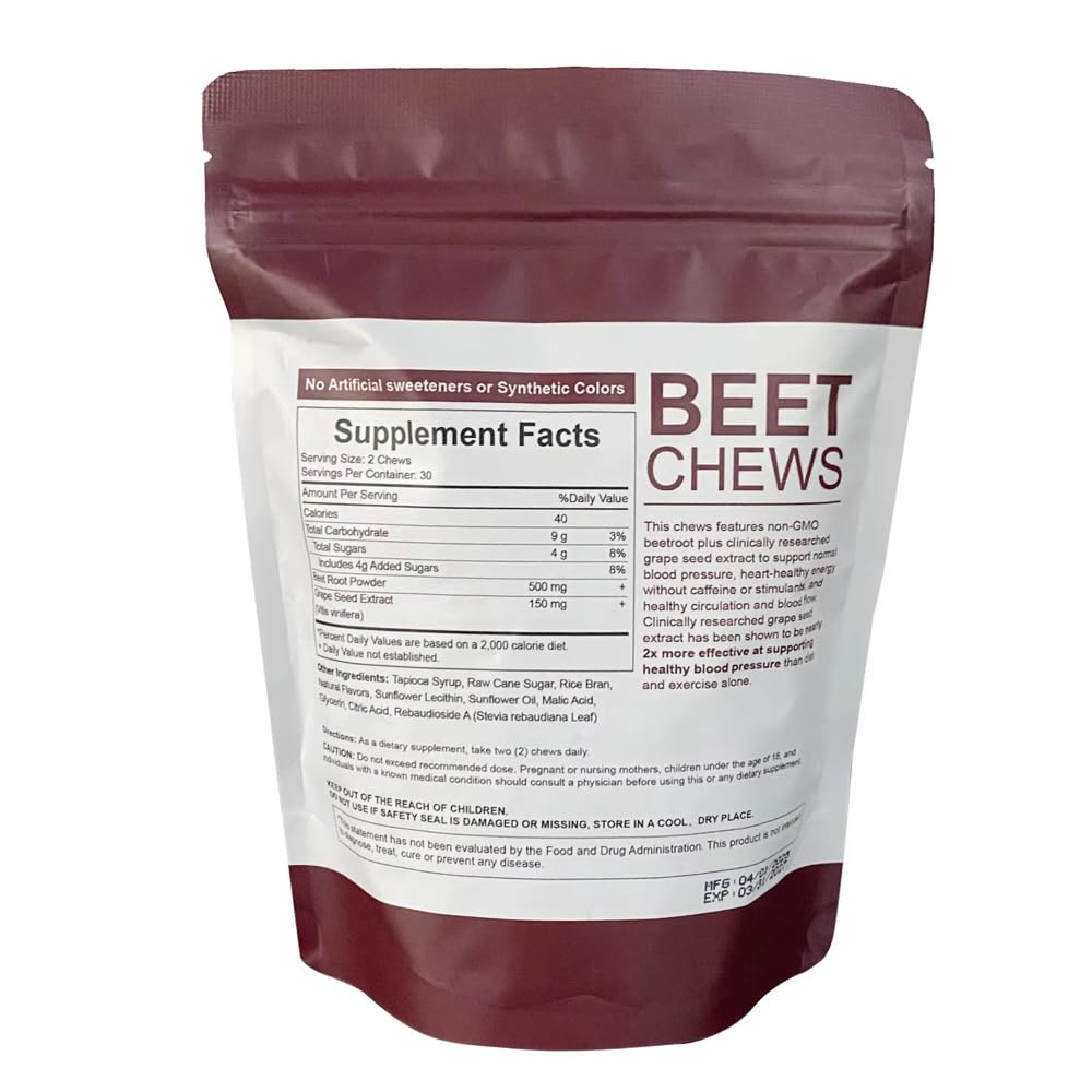 VitalBlends Beetroot Heart Capsules, 60 Count