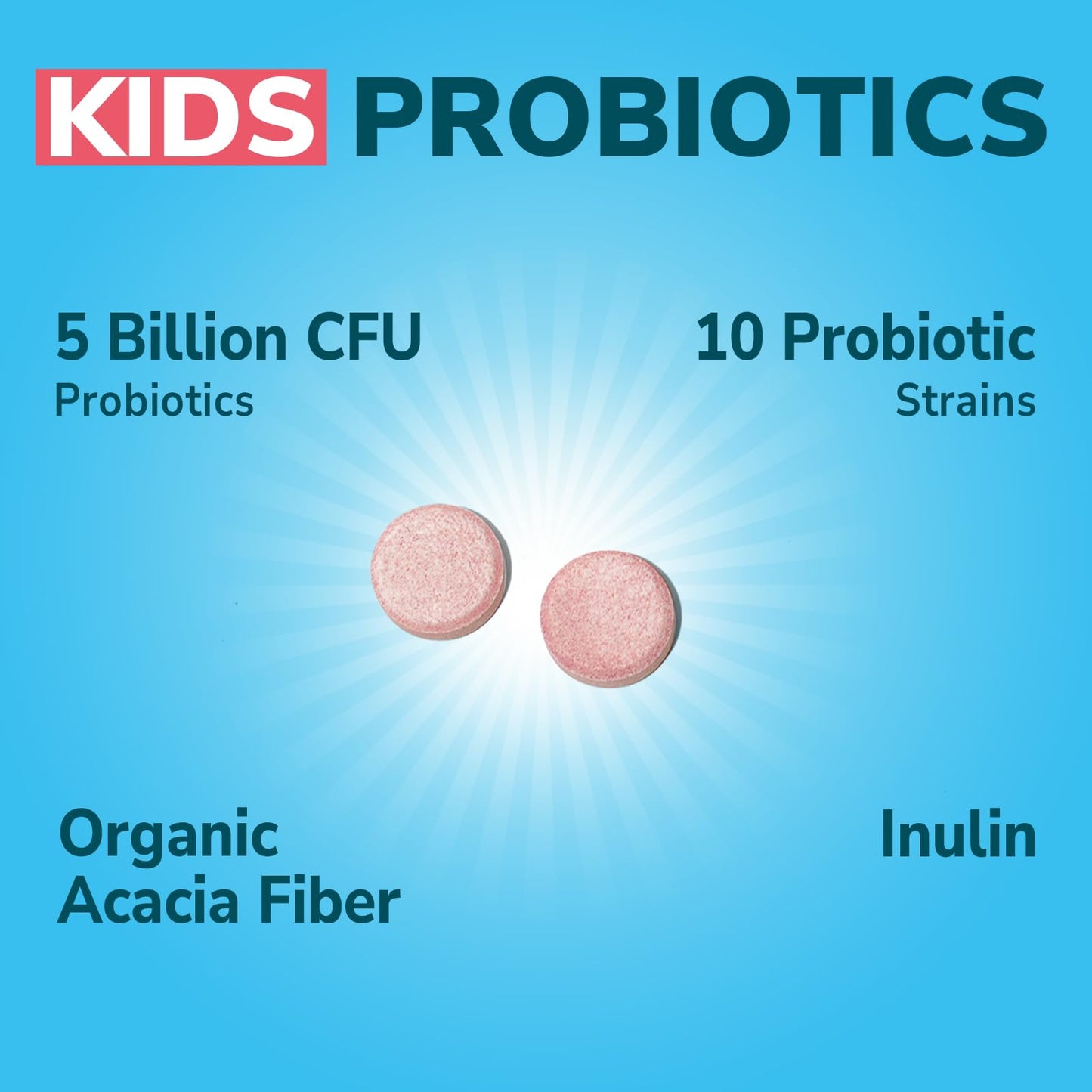 Vitalibre Kids Probiotics Capsule, 5 Billion CFU, 30 Count
