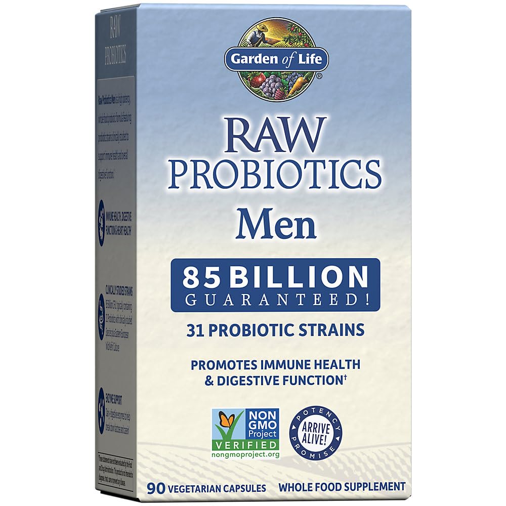 Garden of Life Raw Probiotics Men 85 Billion CFUs 1 Capsule
