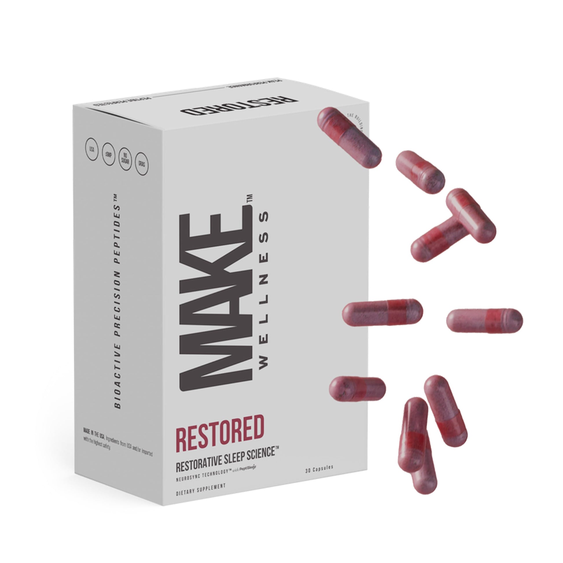 Make Wellness Restored Supplement 30 Capsules