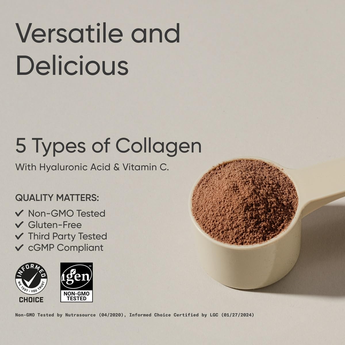 Sports Research Multi Collagen Protein Powder Chocolate, 16.93 oz