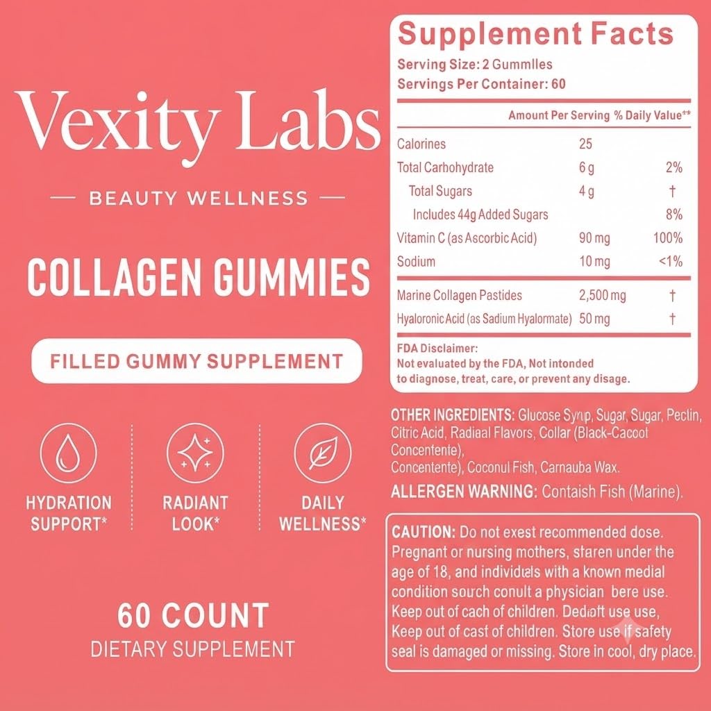 ASEPSKIN Vexity Labs Collagen Gummies Gummy 1 Count