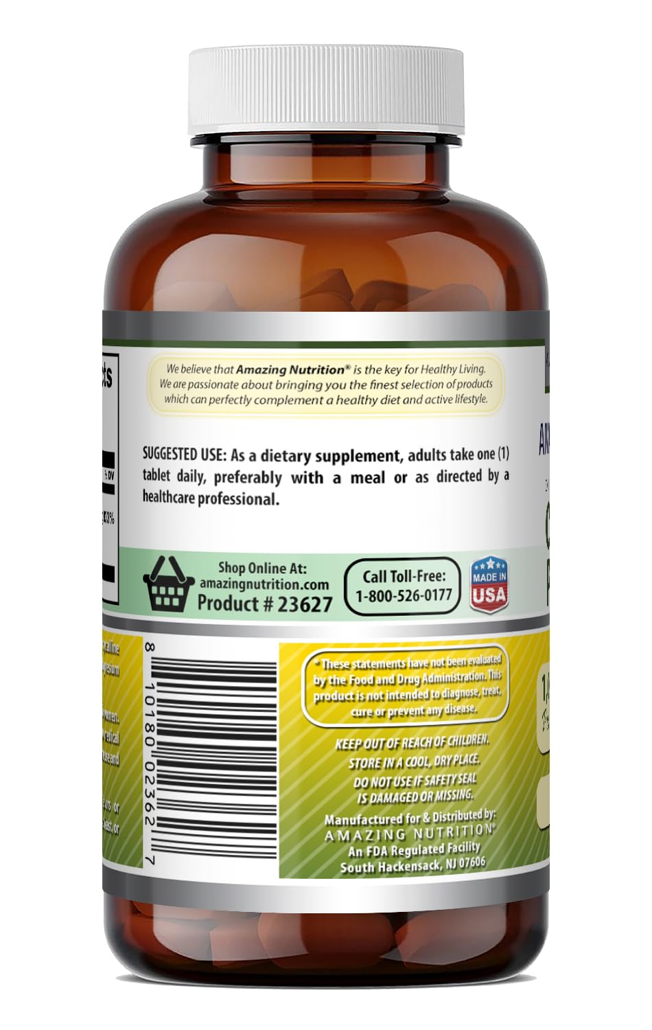 Amazing Nutrition Chromium Picolinate 1000 Mcg Tablets 120