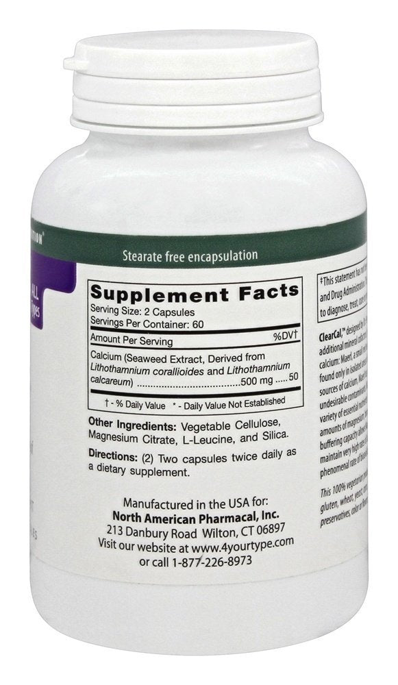 D'Adamo Personalized Nutrition ClearCal Capsules 120