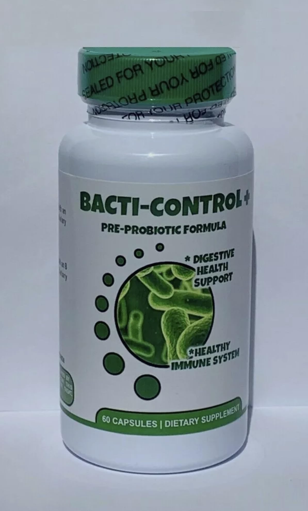 Generic Bacti-Control Maximum Strength Probiotic Immune System Support 60 Capsules