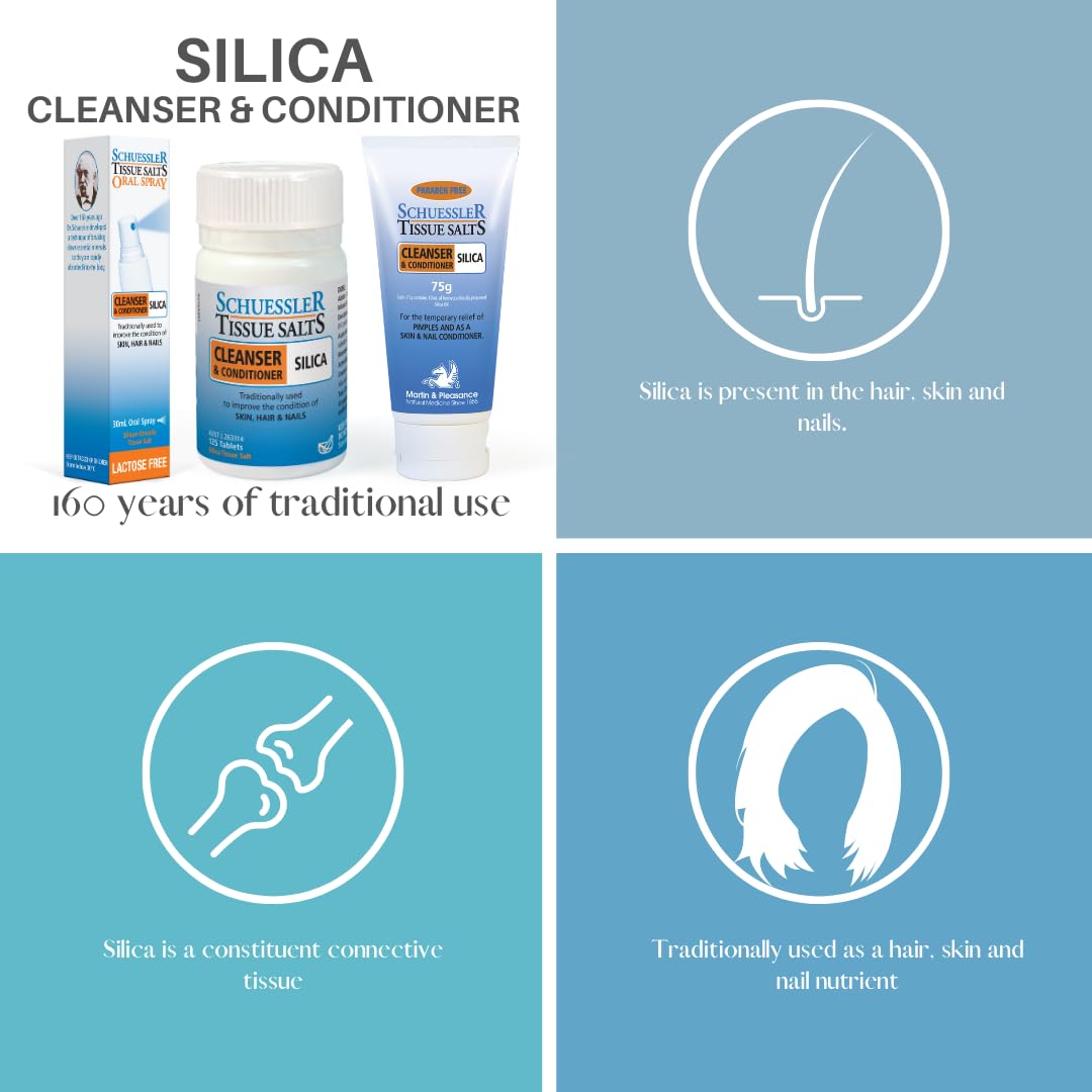 Schuessler Tissue Salts Silica 6X Tablets, 125 Count