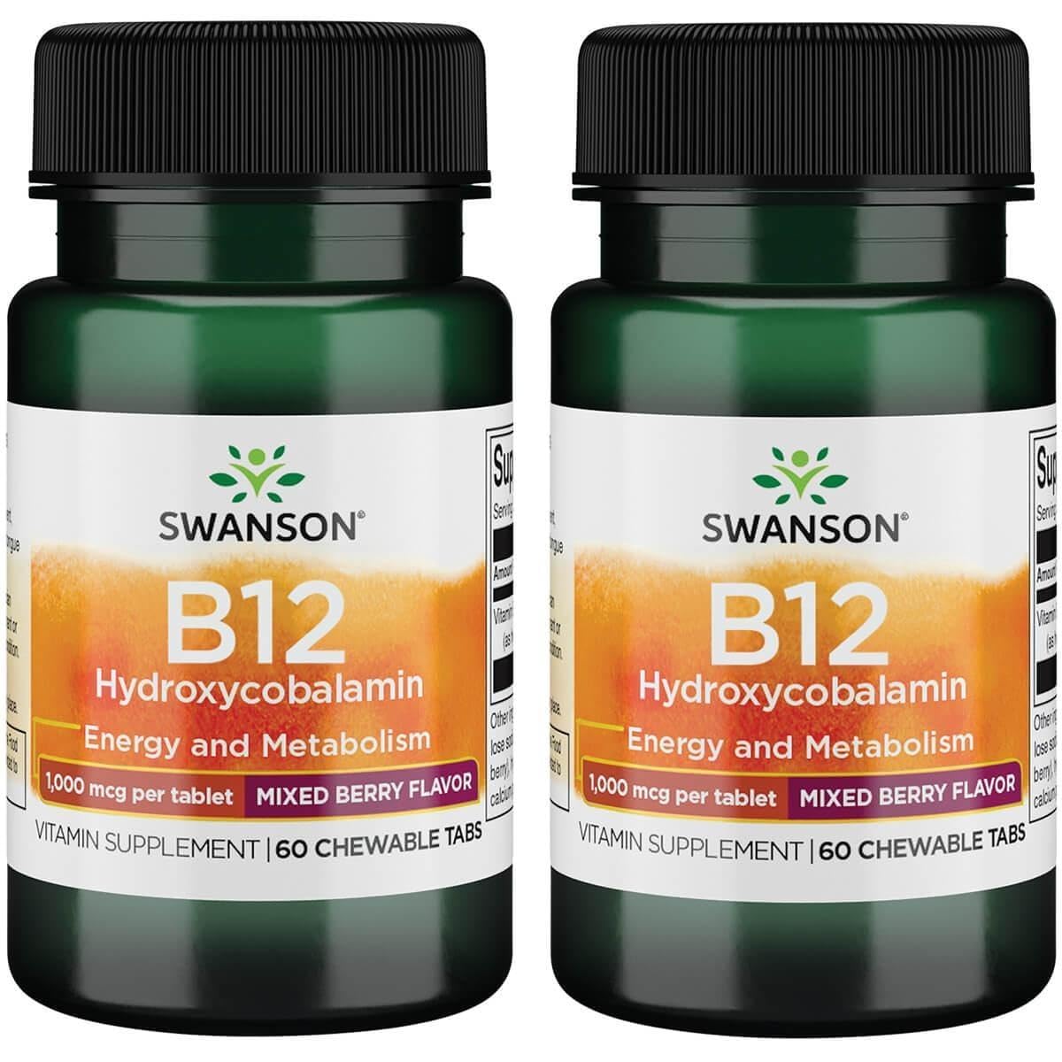 Swanson Vitamin B-12 Sublingual Tablet 5 Milligrams, 120 Tablets