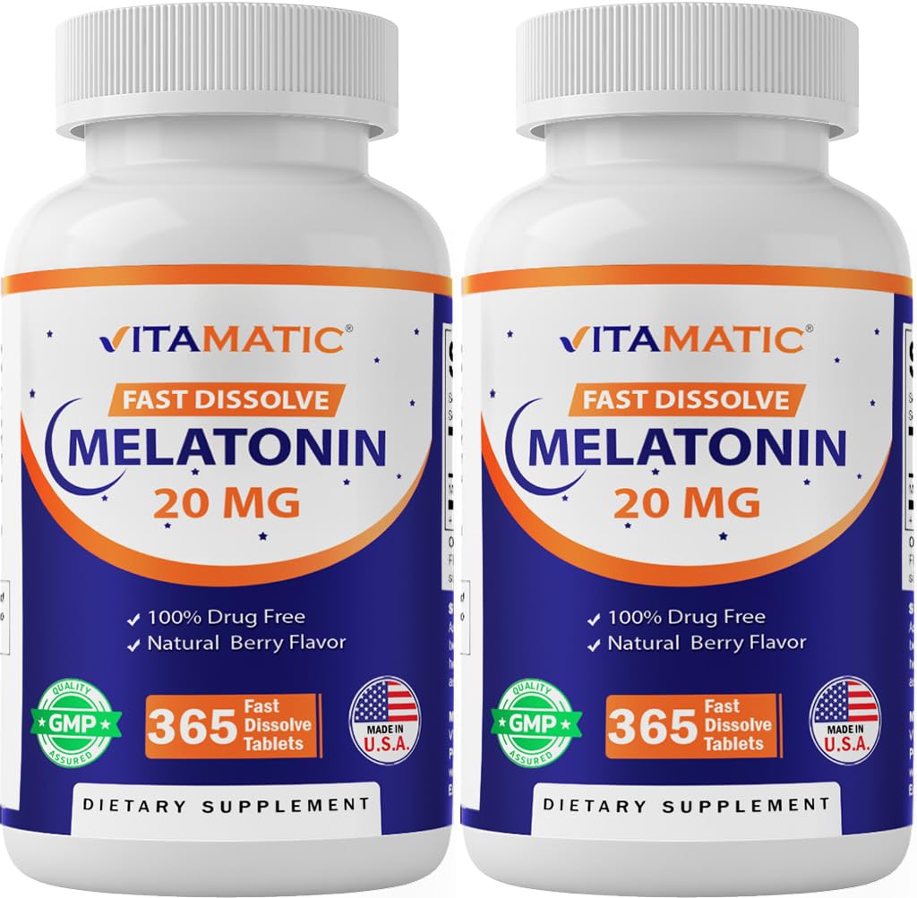 Vitamatic Melatonin 20 mg 730 Tablets