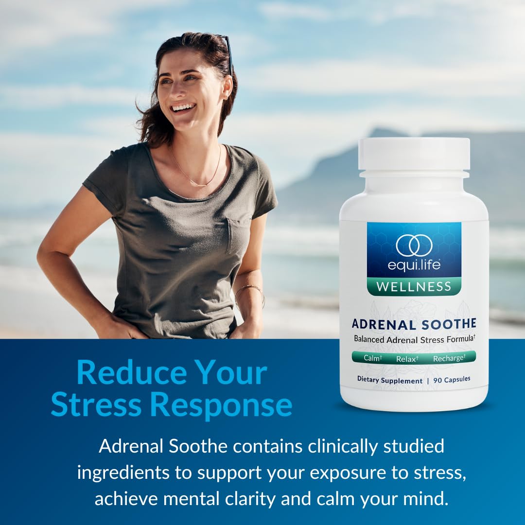 Equilife Adrenal Soothe - Balance Cortisol & Sleep Support, 90 Capsules