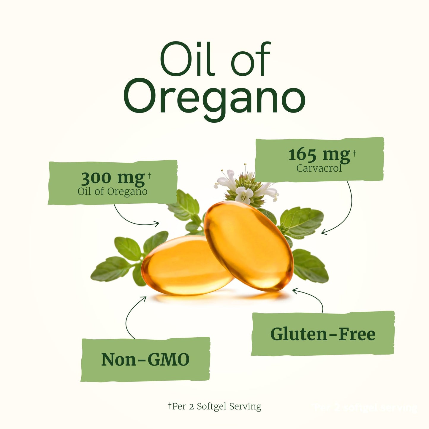 Nobi Nutrition Oil of Oregano with Black Seed Oil Softgels, 120 Count