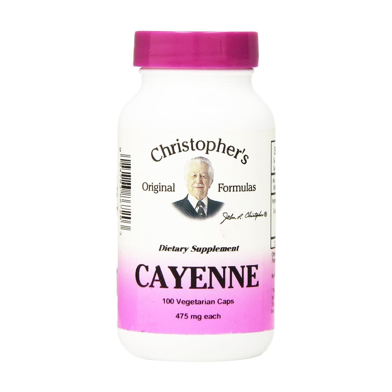 Christopher's Original Formulas Cayenne Formula 100 Capsules