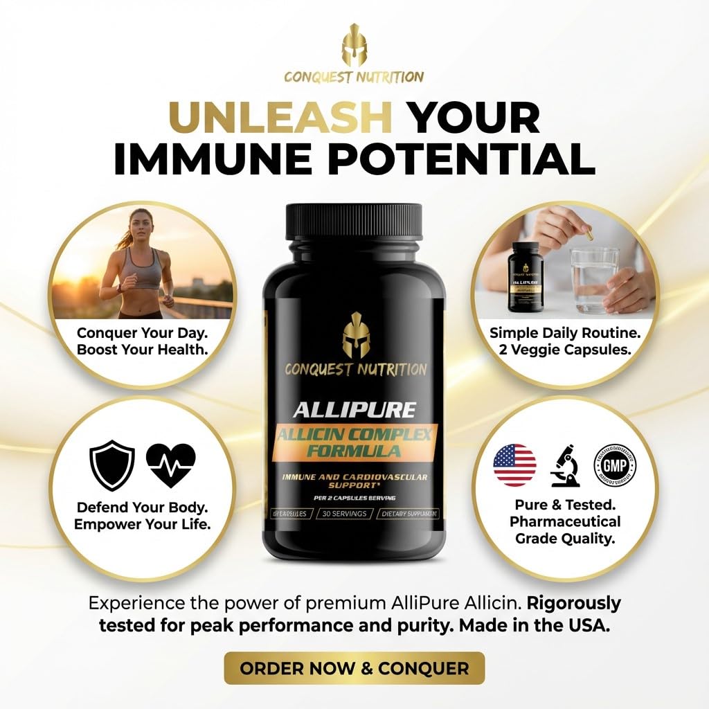 Conquest Nutrition AlliPure Allicin Complex Capsule 60 Count