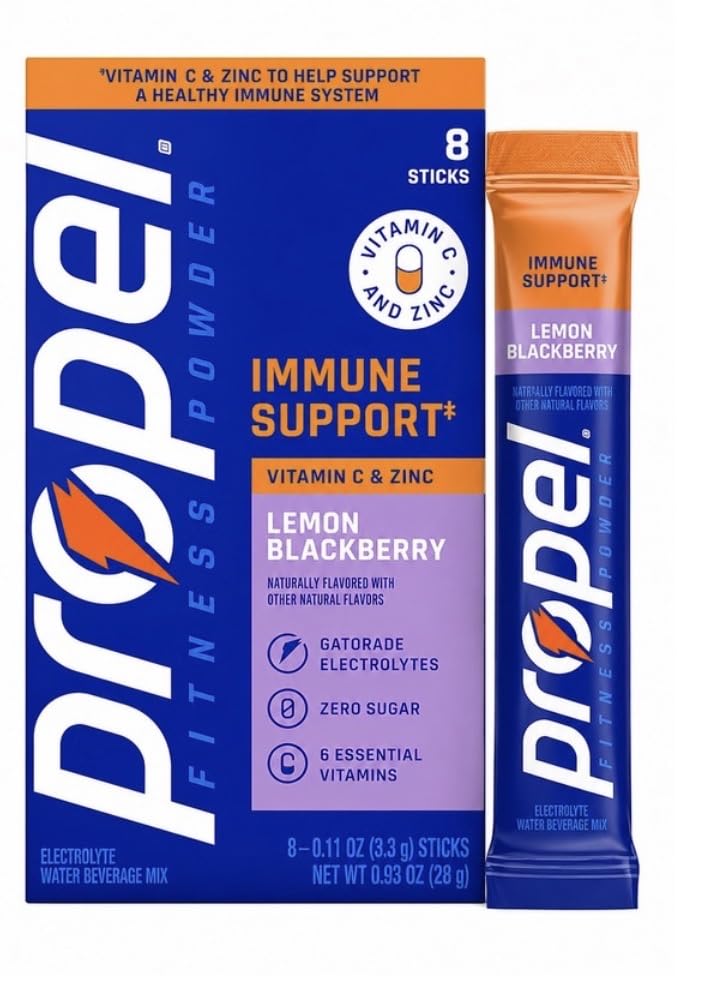 STAW Nutrition Propel Zero Sugar Electrolyte Powder Packets, 10 Count