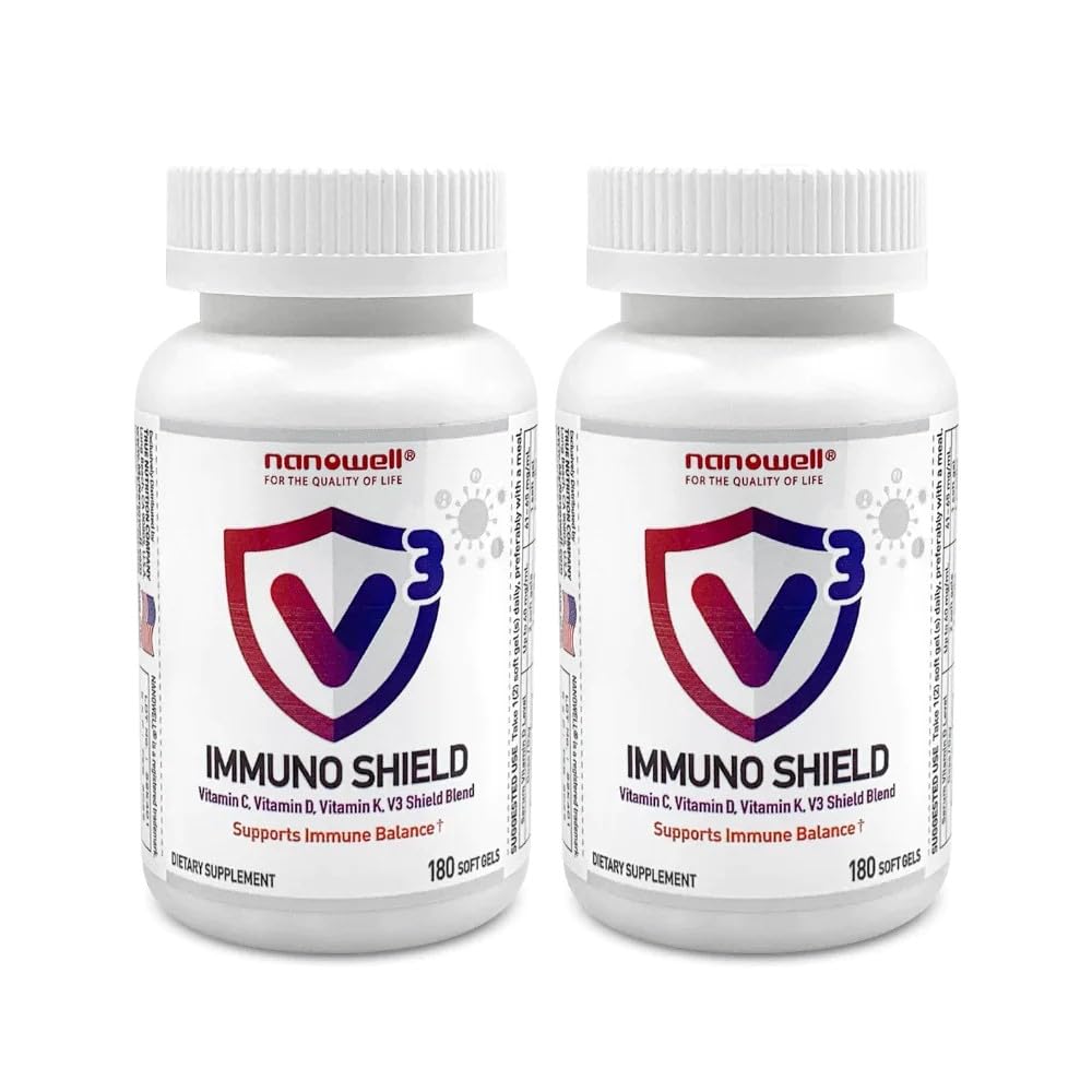 NANOWELL V3 Immuno Shield Softgels 360 Count