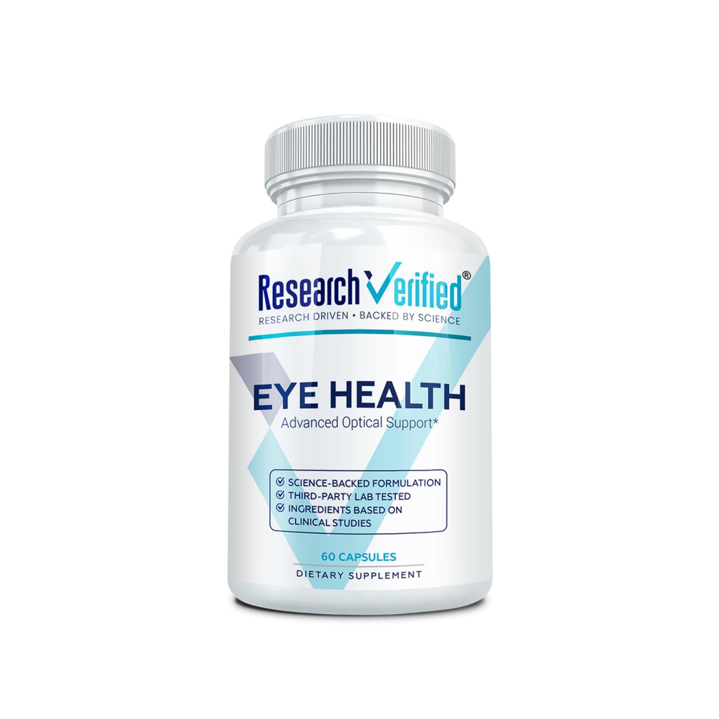 Research Verified Eye Health - Nourish and Protect Eyes and Vision, Support Healthy Retina, Improve Blood Supply to Eyes - Vitamins A, B, C, and E, 60 Capsules