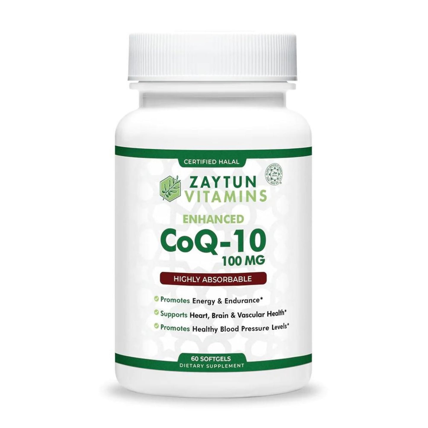 Zaytun Vitamins CoQ10 Softgel 60 Count