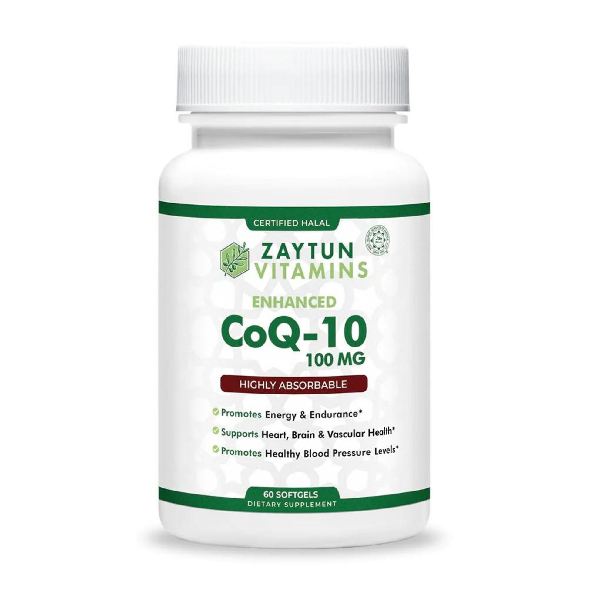 Zaytun Vitamins CoQ10 Softgel 60 Count